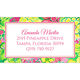 Bouquet de Fleurs Luggage Tags Image 2 of 3